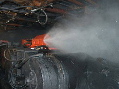 綜掘機噴霧